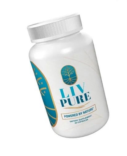 Liv Pure bottle front view